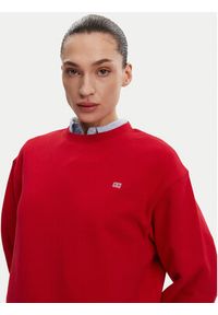 TOMMY HILFIGER - Tommy Hilfiger Bluza WW0WW45980 Czerwony Regular Fit. Kolor: czerwony. Materiał: bawełna #4