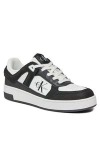 Calvin Klein Jeans Sneakersy Basket Cupsole Low Mix Ml Fad YW0YW01301 Czarny. Kolor: czarny