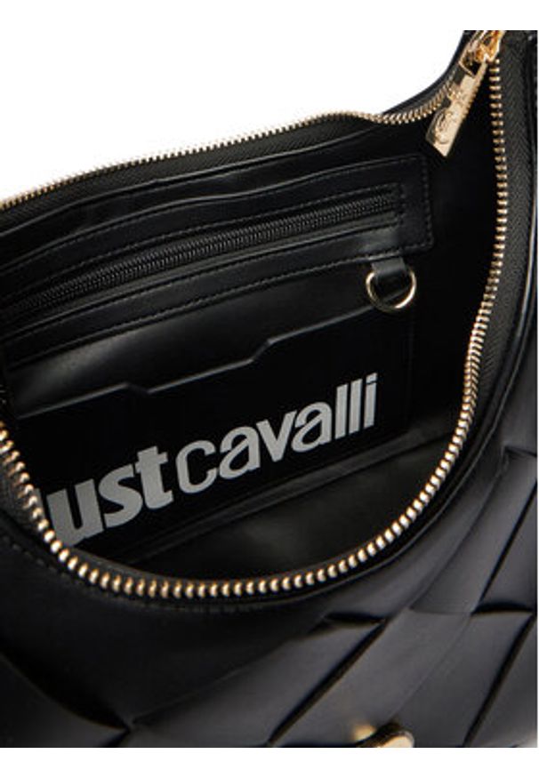 Just Cavalli Torebka 80RA4BM5 ZSD88 Czarny. Kolor: czarny. Materiał: skórzane