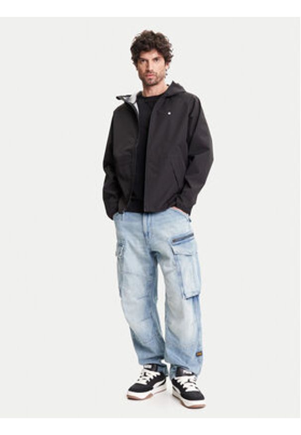 Element Kurtka przeciwdeszczowa Alder 2.0 Travel ELYJK00250 Czarny Relaxed Fit. Kolor: czarny. Materiał: syntetyk