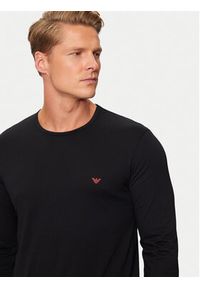 Emporio Armani Underwear Longsleeve 111653 4F722 00020 Czarny Slim Fit. Kolor: czarny. Materiał: bawełna. Długość rękawa: długi rękaw #4