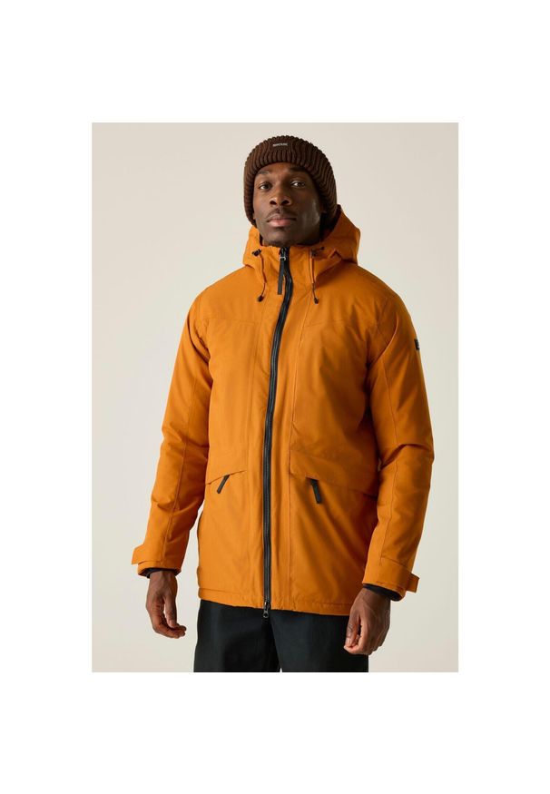 Regatta - Kurtka męska przejściowa ocieplana przeciwdeszczowa Balaton. Kolor: pomarańczowy. Materiał: puch, materiał. Sport: turystyka piesza