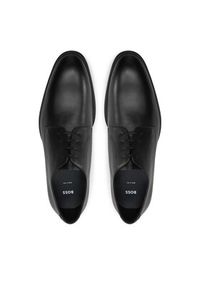 BOSS Półbuty Derby 50536535 Czarny. Kolor: czarny. Materiał: skóra #4
