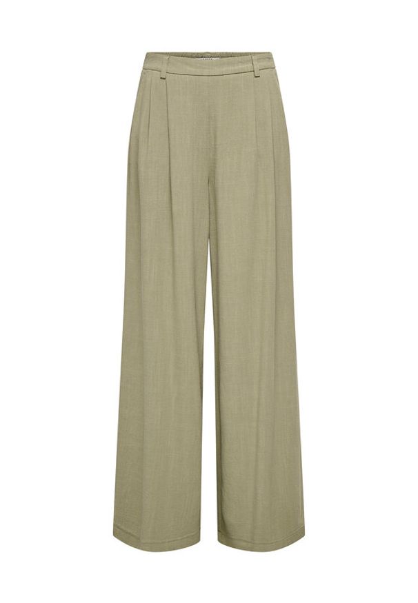 only - ONLY Spodnie materiałowe Lemmia 15370398 Zielony Regular Fit. Kolor: zielony. Materiał: wiskoza