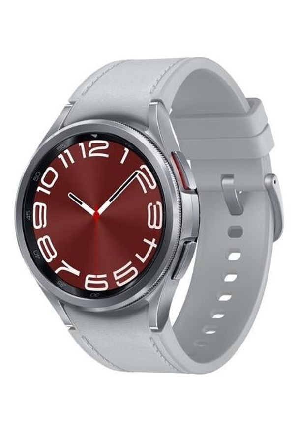 SAMSUNG - Smartwatch Samsung Galaxy Watch 6 Classic 43mm srebrny (R950). Rodzaj zegarka: smartwatch. Kolor: srebrny. Styl: klasyczny, elegancki