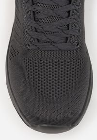 Born2be - Szare Płaskie Klasyczne Buty Sportowe ze Sznurowaniem Clarilla. Kolor: szary. Materiał: jeans. Wzór: aplikacja #6