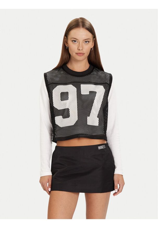 Puma Top PUMA X ROSÉ 633804 01 Czarny Relaxed Fit. Kolor: czarny. Materiał: syntetyk