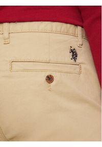 U.S. Polo Assn. Chinosy MUP3346 Beżowy Slim Fit. Kolor: beżowy. Materiał: bawełna #3