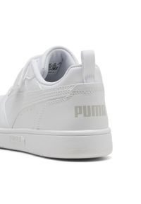 Puma - Dziecięce sneakersy PUMA Rebound V6 Lo PUMA White Cool Light Gray. Okazja: na uczelnię. Kolor: szary, biały, wielokolorowy. Sport: joga i pilates