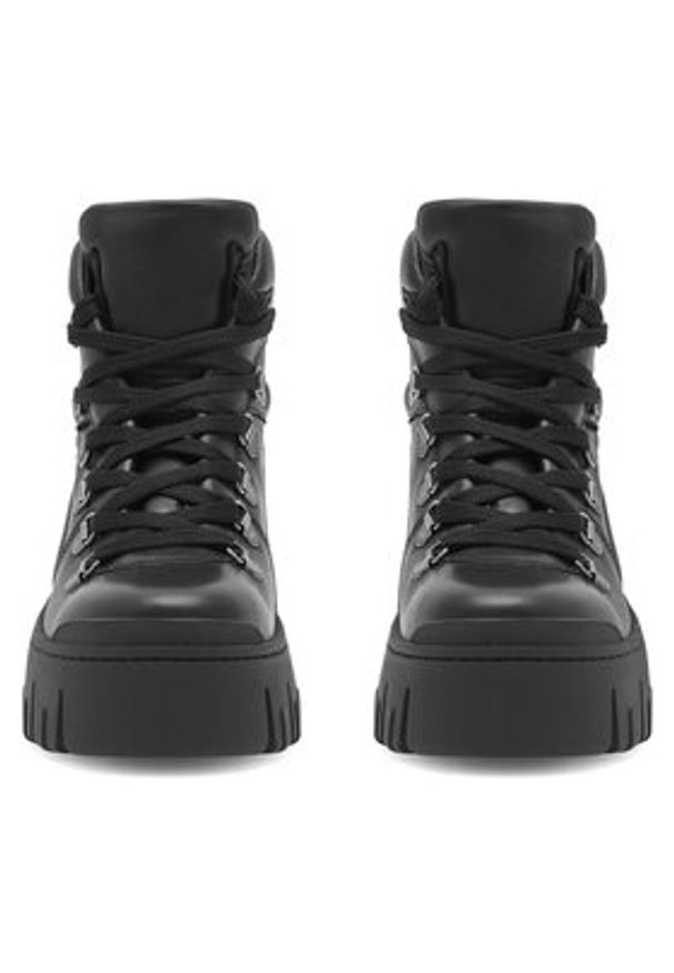 Badura Trzewiki AHMET-02 Czarny. Kolor: czarny. Materiał: skóra