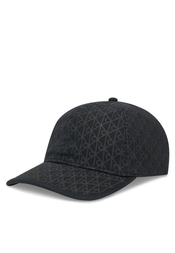 Calvin Klein Czapka z daszkiem LV04F5036G Czarny. Kolor: czarny. Materiał: bawełna, materiał