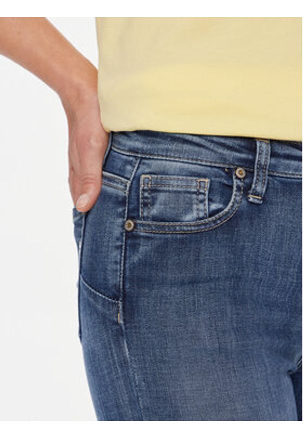 Please Jeansy P0SWYR7W7N Granatowy Skinny Fit. Kolor: niebieski
