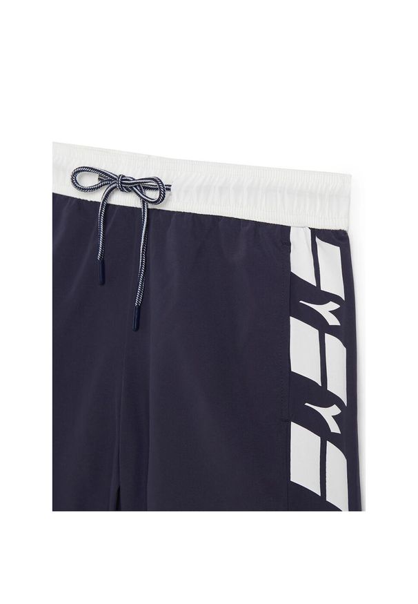 Diadora - Spodenki krótkie męskie DIADORA BEACH SHORT RING. Kolor: niebieski. Długość: krótkie