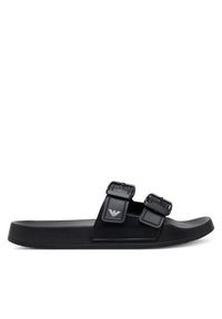 Klapki Emporio Armani. Kolor: czarny