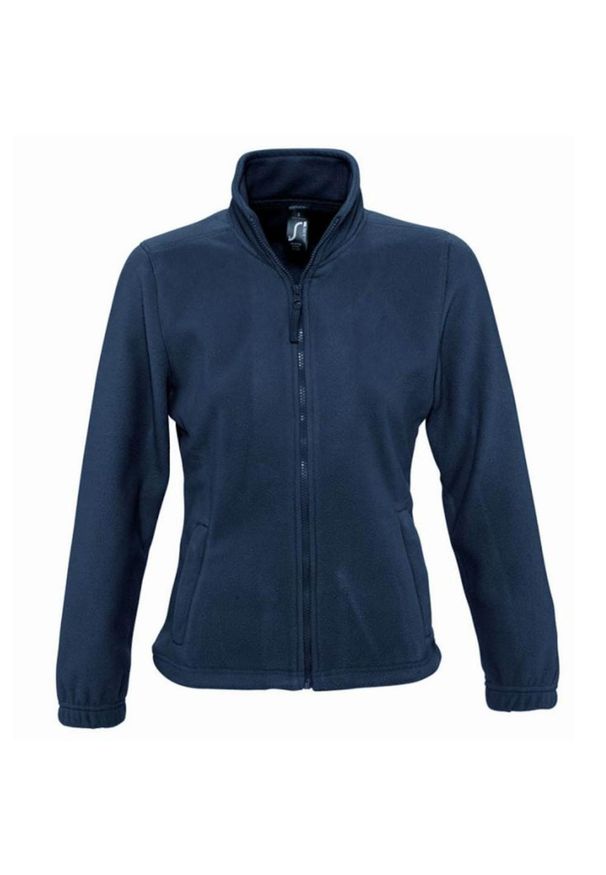 SOL'S - Damski Polar North Bluza Polarowa Na Zamek. Kolor: niebieski. Materiał: polar. Sezon: zima. Styl: sportowy