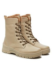 Remonte Trzewiki D0E72-60 Beżowy. Kolor: beżowy. Materiał: skóra #4