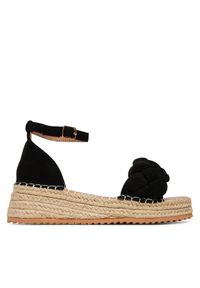 DeeZee Espadryle LE601-59 Czarny. Kolor: czarny. Materiał: materiał