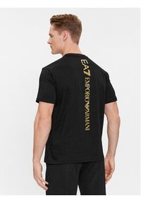 EA7 Emporio Armani T-Shirt 8NPT18 PJ02Z 0208 Czarny Regular Fit. Kolor: czarny. Materiał: bawełna #4