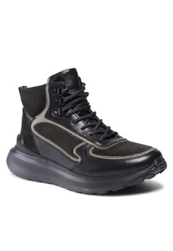 Togoshi Sneakersy MI08-GREENE-11 Czarny. Kolor: czarny. Materiał: skóra