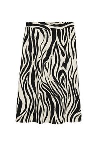 Vero Moda Spódnica midi Mymilo 10340419 Czarny Regular Fit. Kolor: czarny. Materiał: len #5