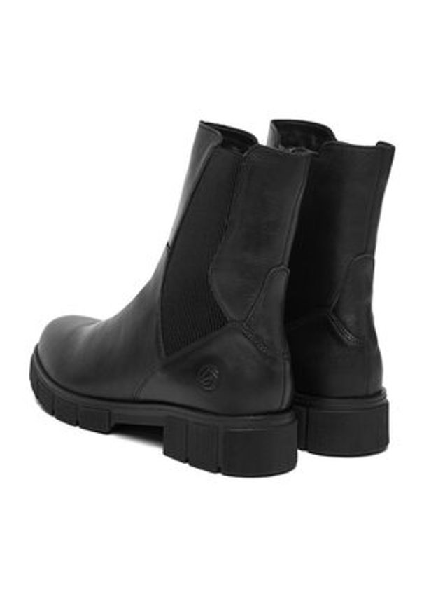 Remonte Botki CEO-D2S70-00 Czarny. Kolor: czarny. Materiał: skóra