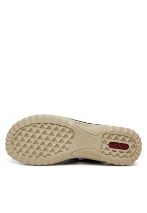 Rieker Sandały 60462-00 Czarny. Kolor: czarny. Materiał: skóra
