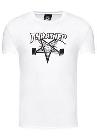 Thrasher T-Shirt Sk8 Goat Biały Regular Fit. Kolor: biały. Materiał: bawełna