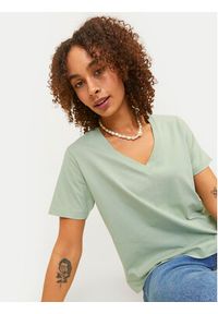JJXX T-Shirt Annie 12255655 Zielony Regular Fit. Kolor: zielony. Materiał: bawełna #6