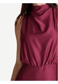 Swing Sukienka koktajlowa 5AI13700 Bordowy Regular Fit. Kolor: czerwony. Materiał: syntetyk. Styl: wizytowy #2