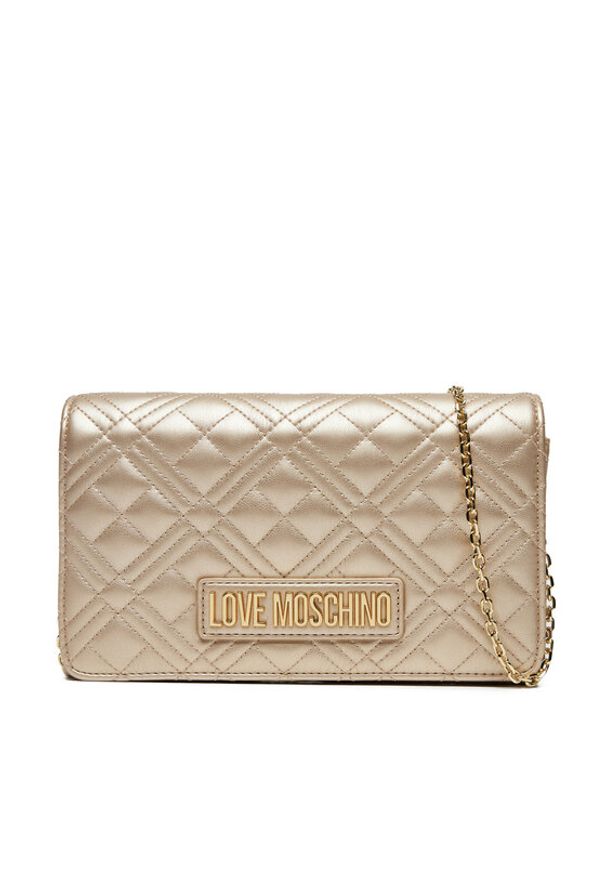 Love Moschino - LOVE MOSCHINO Torebka JC4079PP1MLA196A Złoty. Kolor: złoty. Materiał: skórzane