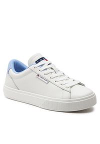 Tommy Jeans Sneakersy Tjw Cupsole Sneaker Ess EN0EN02508 Biały. Kolor: biały, niebieski. Materiał: skóra #5