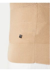 Karl Lagerfeld - KARL LAGERFELD Polo 655009 562301 Beżowy Regular Fit. Typ kołnierza: polo. Kolor: beżowy. Materiał: bawełna #4