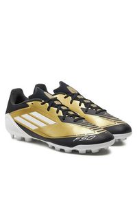 Adidas - adidas Buty F50 League 2G/3G Ag Messi JH9627 Beżowy. Kolor: beżowy. Materiał: materiał #2