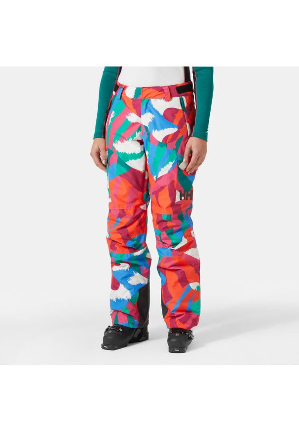 Damskie spodnie narciarskie z kieszeniami cargo Helly Hansen Switch. Kolor: różowy. Sezon: zima. Sport: narciarstwo