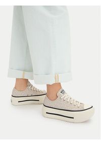 Converse Trampki Chuck Taylor All Star Lift Double Stack Platform Deer A17884C Beżowy. Kolor: beżowy. Materiał: materiał. Obcas: na platformie #6