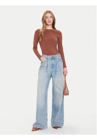 Guess Jeansy W5BA3T D0742 Niebieski Wide Leg. Kolor: niebieski