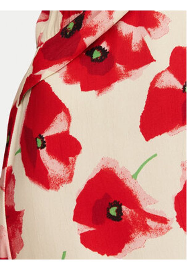 French Connection Sukienka letnia Poppy 719G6 Czerwony Regular Fit. Kolor: czerwony. Materiał: wiskoza. Sezon: lato