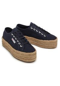 Superga Espadryle 2790 Rope S51186W Granatowy. Kolor: niebieski. Materiał: materiał #5