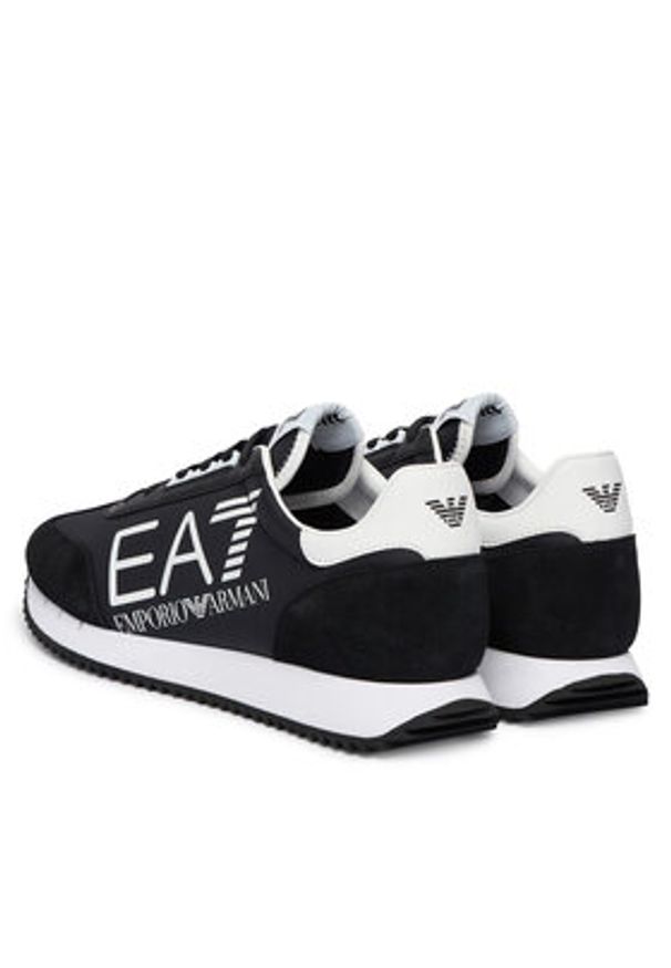 EA7 Emporio Armani Sneakersy 7X000541 AF18609 MZ175 Czarny. Kolor: czarny. Materiał: skóra