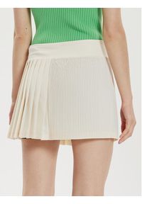 Lacoste Spódnica plisowana JF7475 Écru Regular Fit. Materiał: syntetyk #3