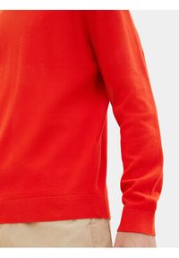 Tom Tailor Sweter 1039810 Czerwony Regular Fit. Kolor: czerwony. Materiał: bawełna