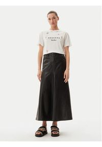 Weekend Max Mara T-Shirt 2515971042650 Biały Regular Fit. Kolor: biały. Materiał: bawełna