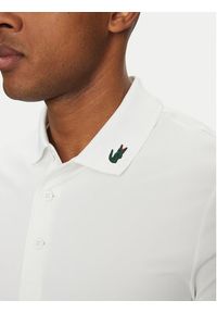 Lacoste Polo DH2341 Biały Regular Fit. Typ kołnierza: polo. Kolor: biały. Materiał: syntetyk #5