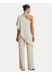 Lauren Ralph Lauren - LAUREN RALPH LAUREN Kombinezon 253909456003 Écru Regular Fit. Materiał: syntetyk