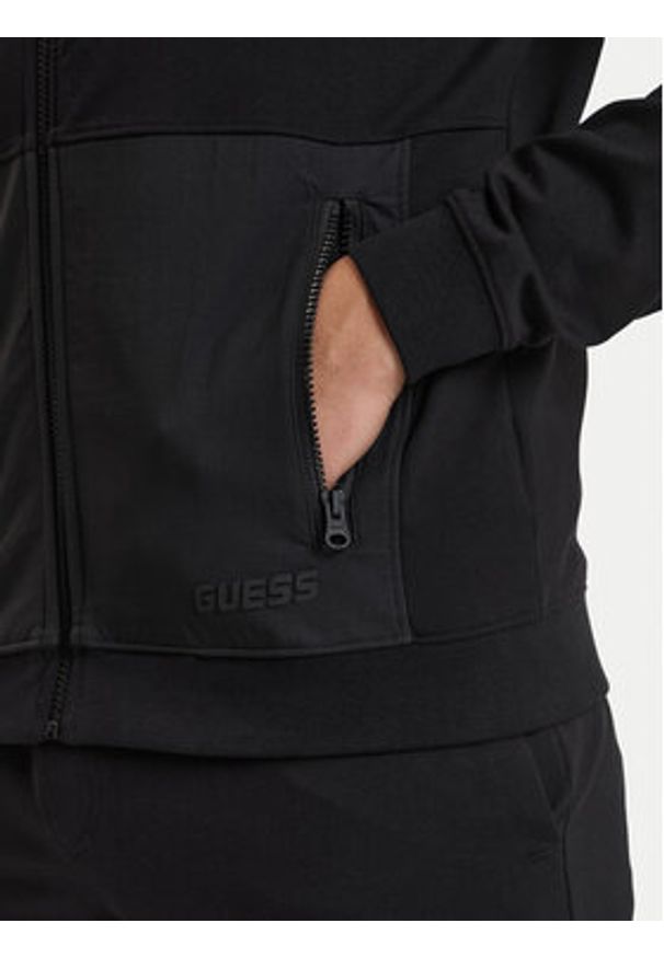 Guess Bluza Z6GQ04 K2833 Czarny Regular Fit. Kolor: czarny. Materiał: bawełna