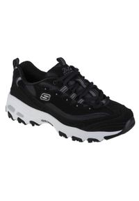 skechers - Buty sportowe Sneakersy damskie, Skechers D Lites-Biggest Fan. Kolor: wielokolorowy, czarny. Sport: turystyka piesza