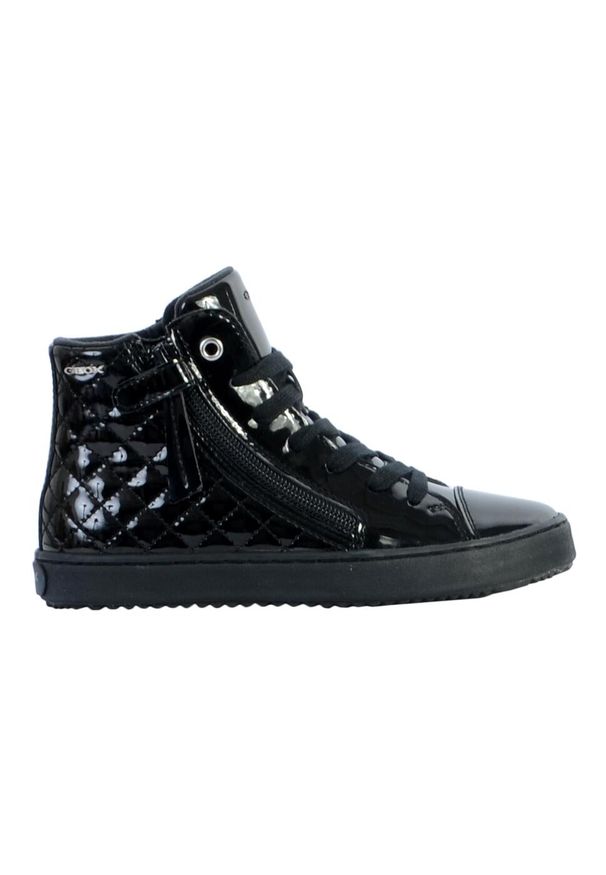 Buty do chodzenia dla dzieci Geox JR Kalispera Girl. Kolor: czarny. Materiał: tkanina, syntetyk. Sport: turystyka piesza