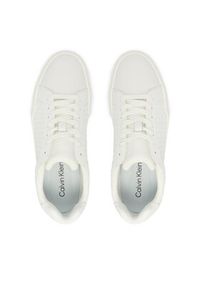 Calvin Klein Sneakersy Chunky Cupsole Laceup Lth Aop YW0YW02058 Biały. Kolor: biały. Materiał: skóra #5