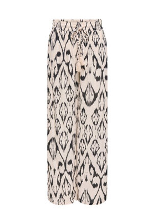 JDY Spodnie materiałowe Bree 15320106 Beżowy Wide Leg. Kolor: beżowy. Materiał: wiskoza