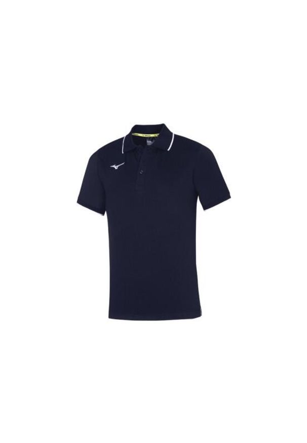 Polo Mizuno. Typ kołnierza: polo. Kolor: niebieski, wielokolorowy, biały